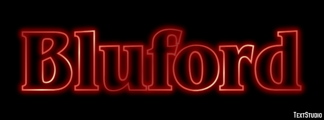 Bluford Efeito de texto
