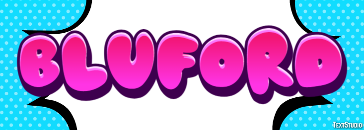 Bluford Text effect