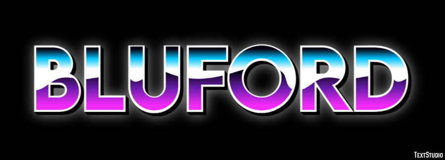 Bluford Effet de Texte