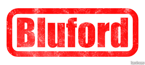 Bluford Text effect