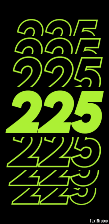 225 Texteffekt