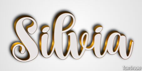 Silvia Efecto de Texto