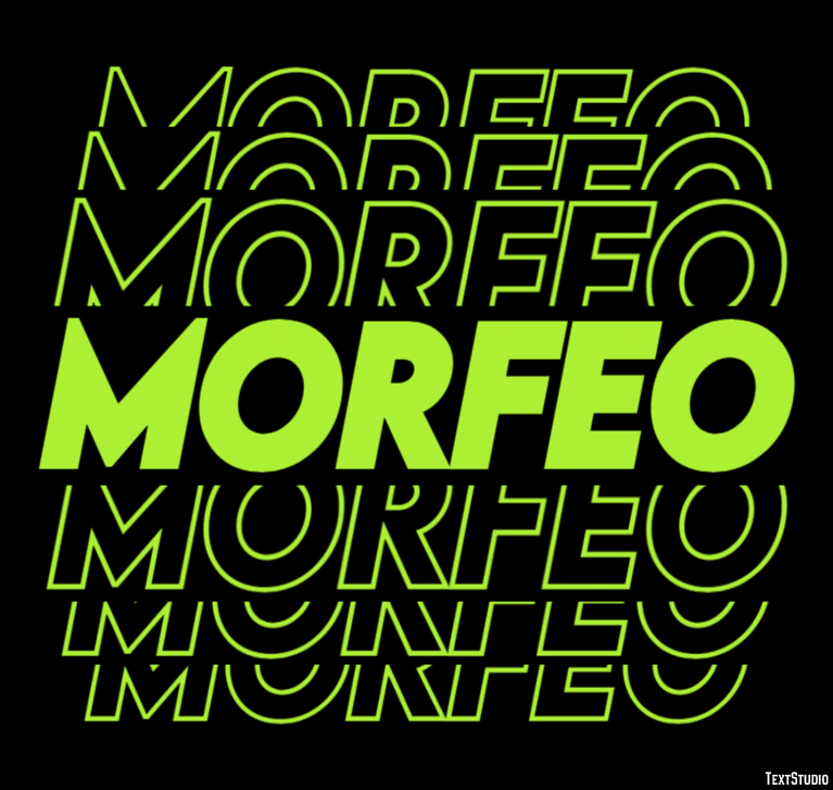 Morfeo Effetto testo