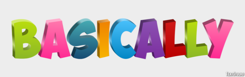 Basically Text Effect