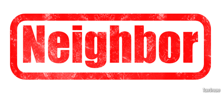 Neighbor Efeito de texto