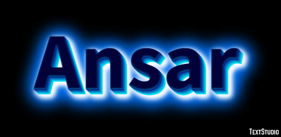 Ansar Tekst Effect