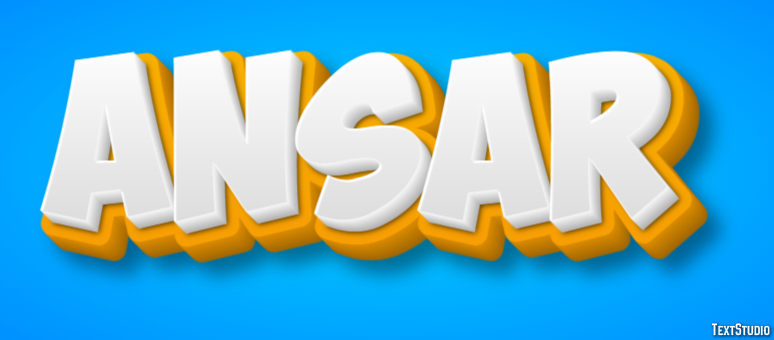 Ansar Text Effect