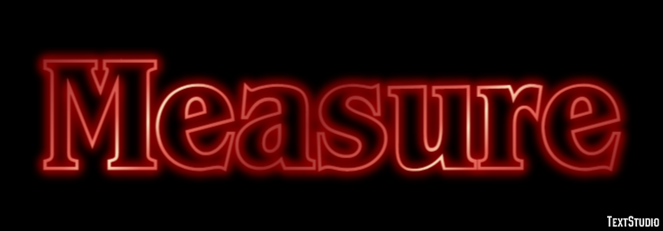 Measure Metin Efekti