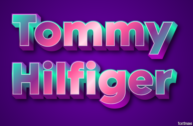 Tommy Hilfiger Effet de Texte