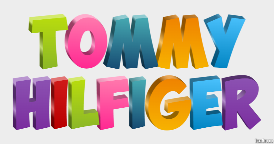 Tommy Hilfiger Effet de Texte