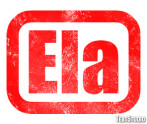 Ela Tekst effect