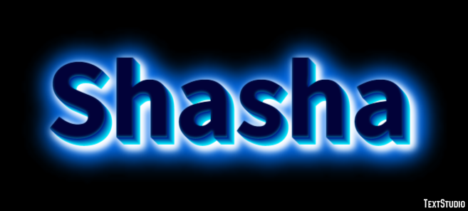Shasha Текстовый эффект