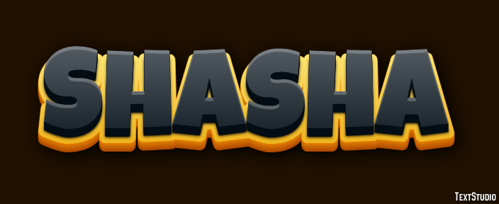 Shasha Текстовый эффект