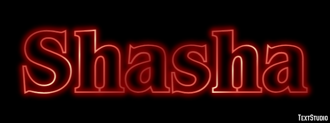 Shasha Текстовый эффект