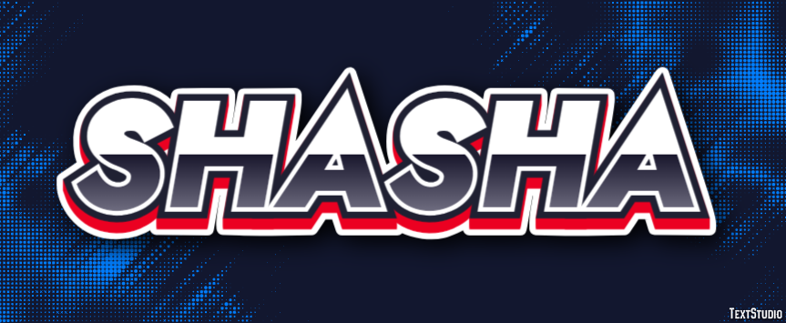 Shasha Texteffekt