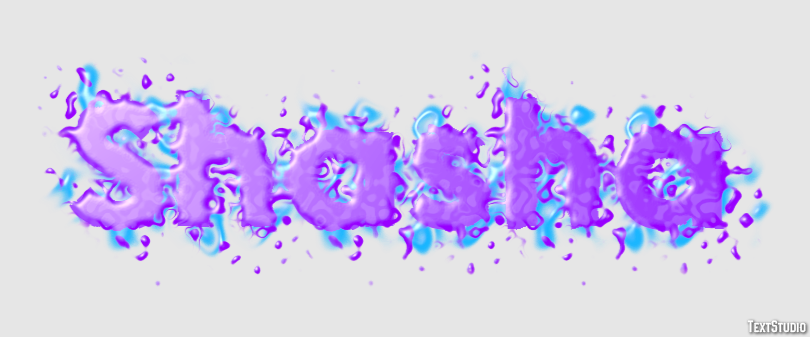 Shasha Texteffekt