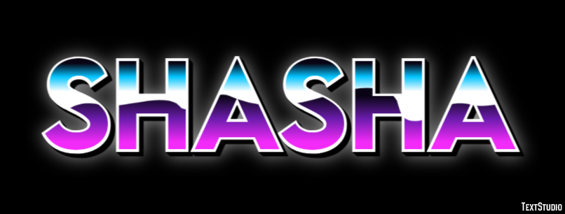 Shasha Texteffekt