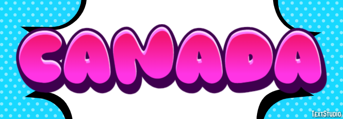 Canada Texteffekt
