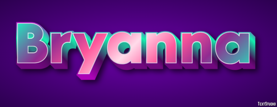 Bryanna Tekst Effect