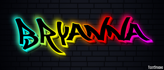 Bryanna Text effect