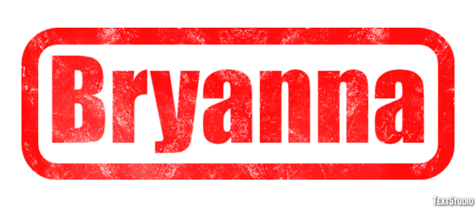 Bryanna Эффект текста