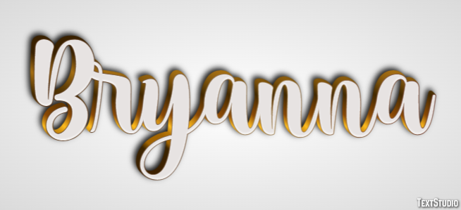 Bryanna Text Effect