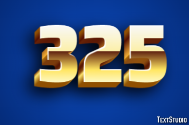 325 Texteffekt