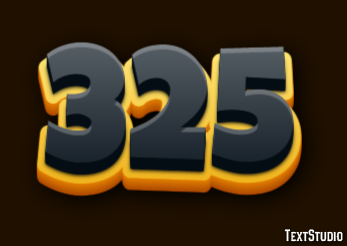 325 Texteffekt