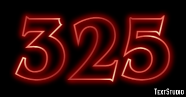 325 Texteffekt