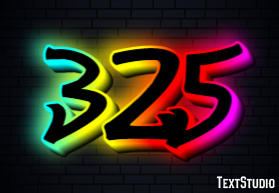 325 Texteffekt