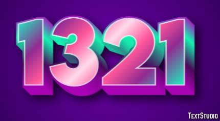 1321 Effetto testo
