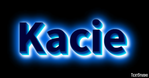 Kacie Texteffekt