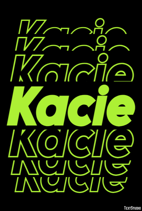 Kacie Text Effect