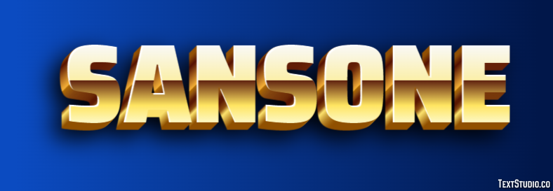 Sansone Effetto testo