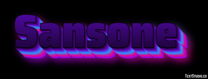 Sansone Effetto testo