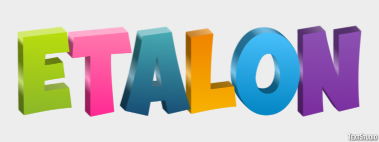 Étalon Effet de texte