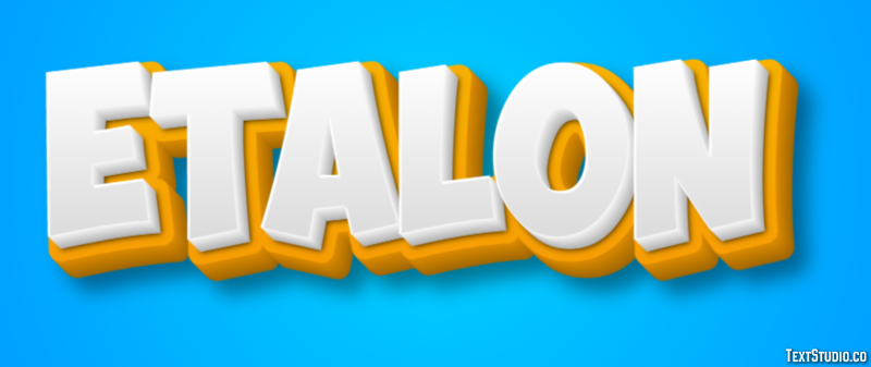 Étalon Effet de texte