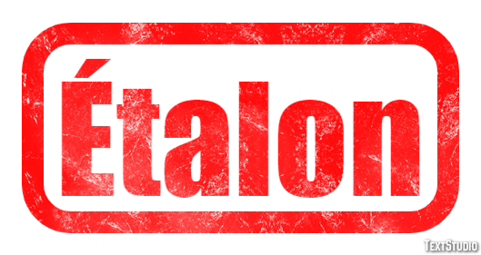 Étalon Efeito de texto