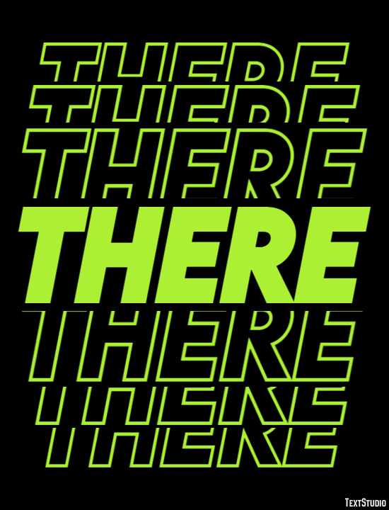 There Text Effect