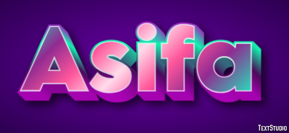 Asifa Text Effect