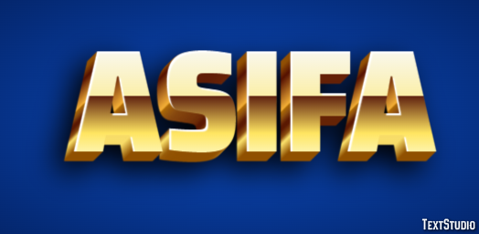 Asifa Texteffekt