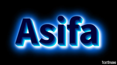 Asifa Texteffekt