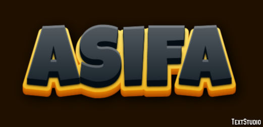 Asifa Texteffekt