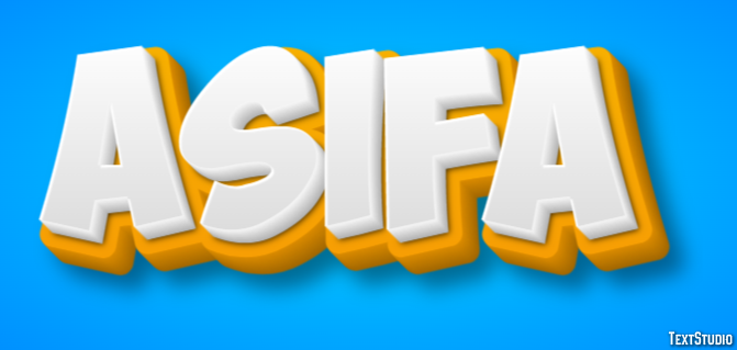 Asifa Text Effect