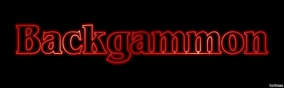 Backgammon テキスト効果