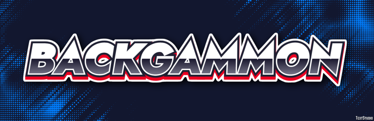 Backgammon Efecto de Texto