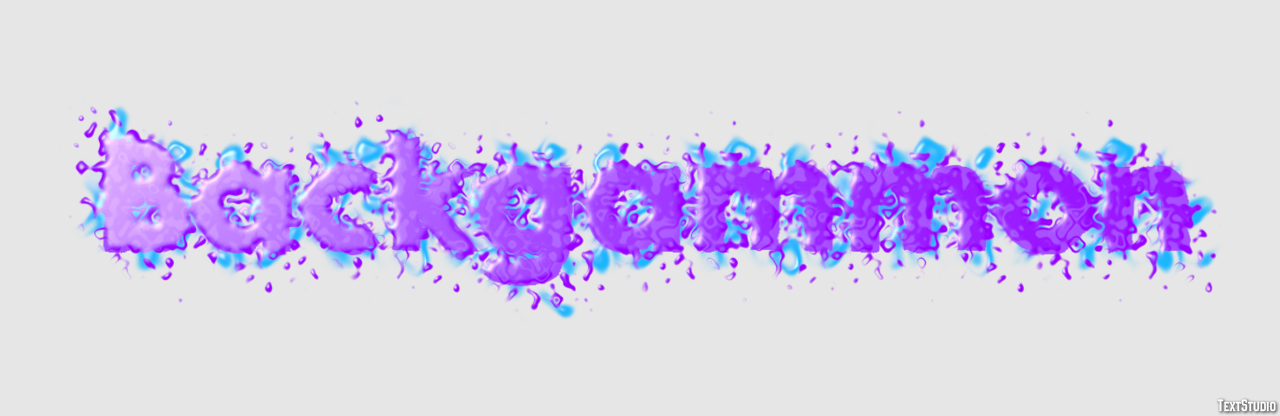 Backgammon Text Effect
