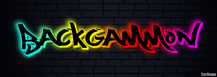 Backgammon Efecto de Texto