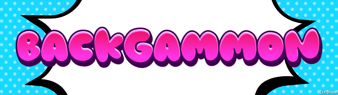 Backgammon Efecto de Texto
