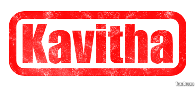 Kavitha Efecto de texto
